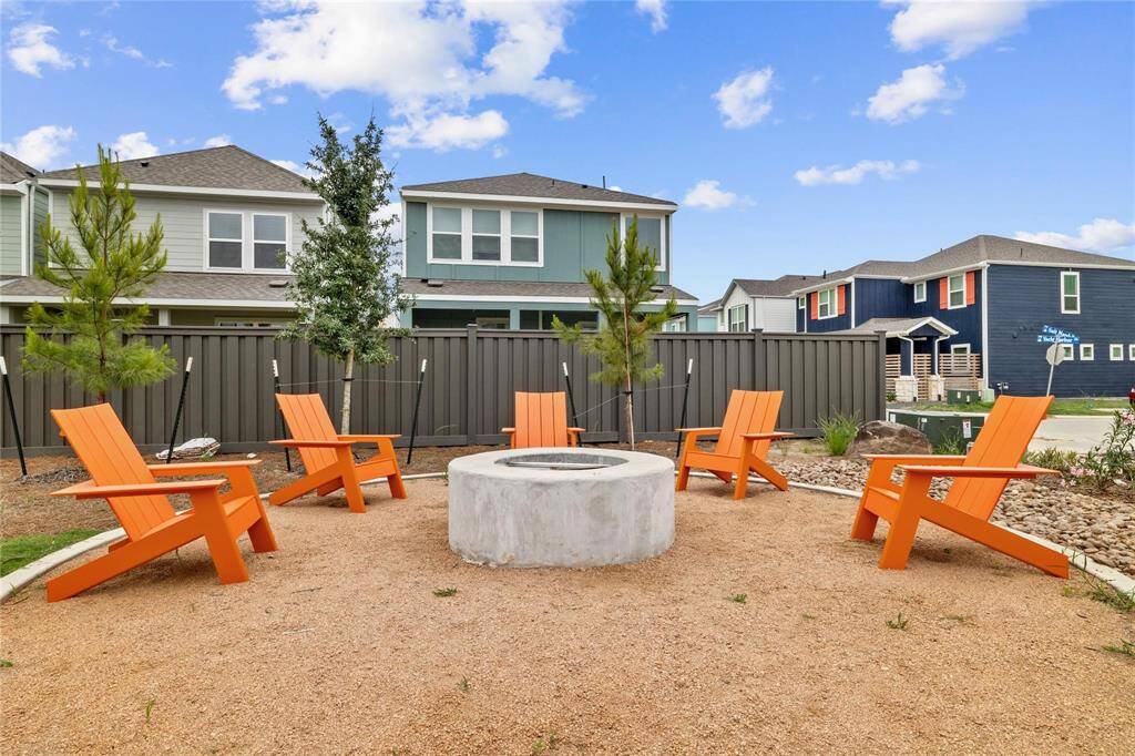 Community Fire pit. The pool with a waterview will be completed May 2025!