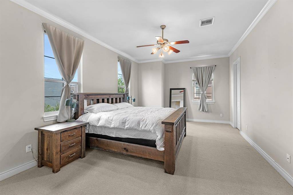 Primary suite - third floor.