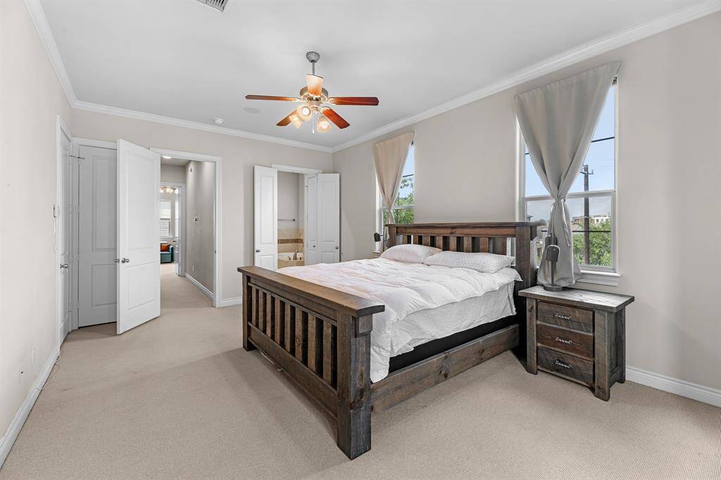 Primary suite - third floor.