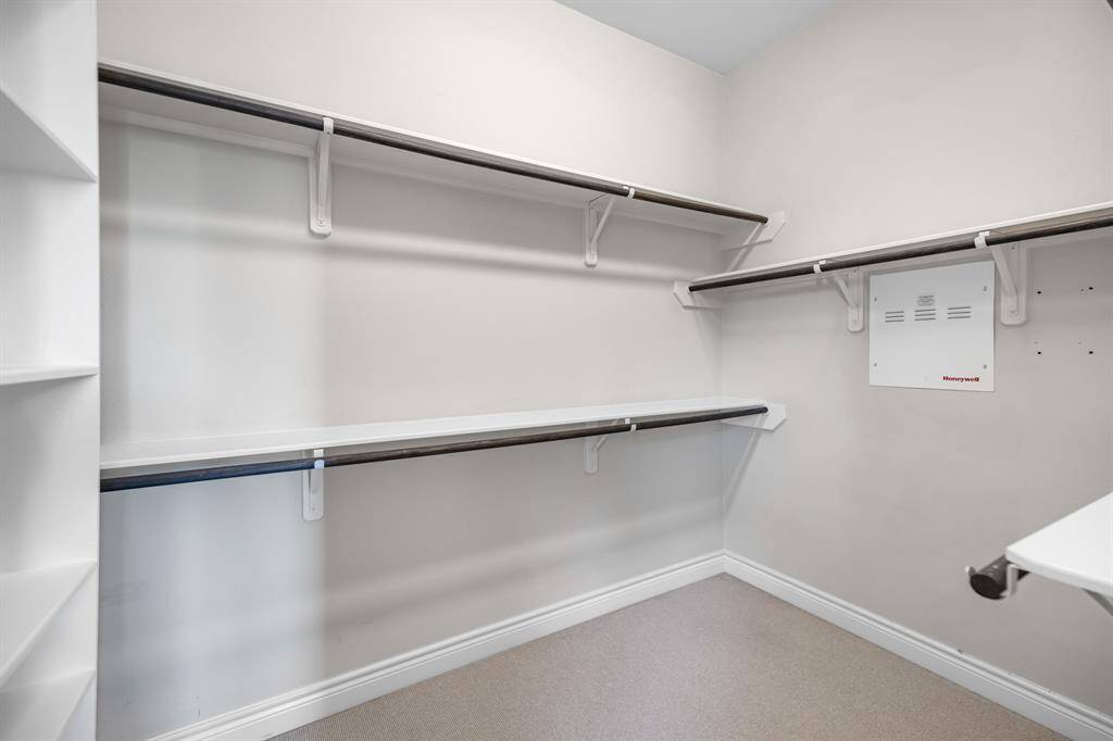 Primary closet.