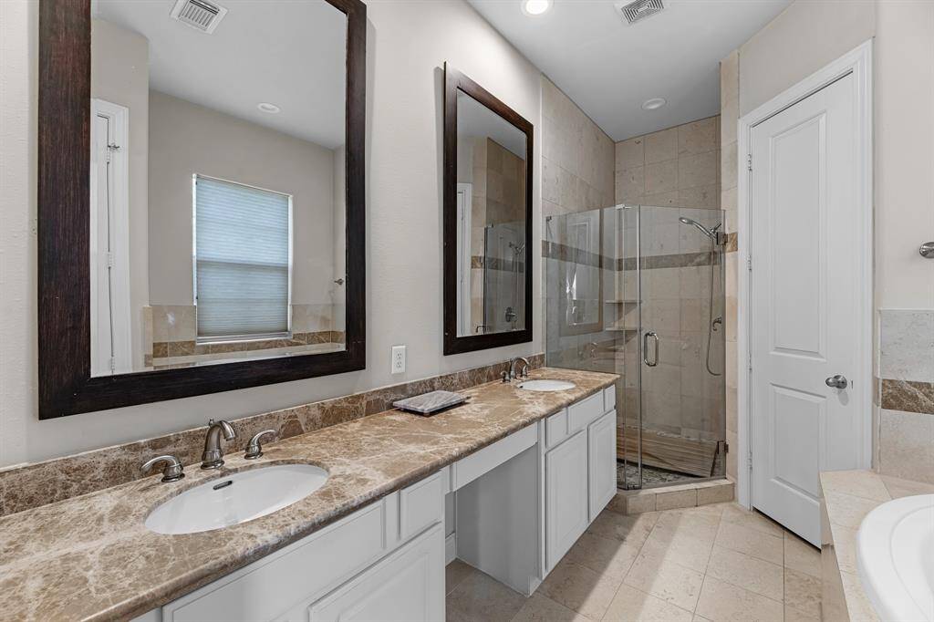 Primary on-suite bathroom.