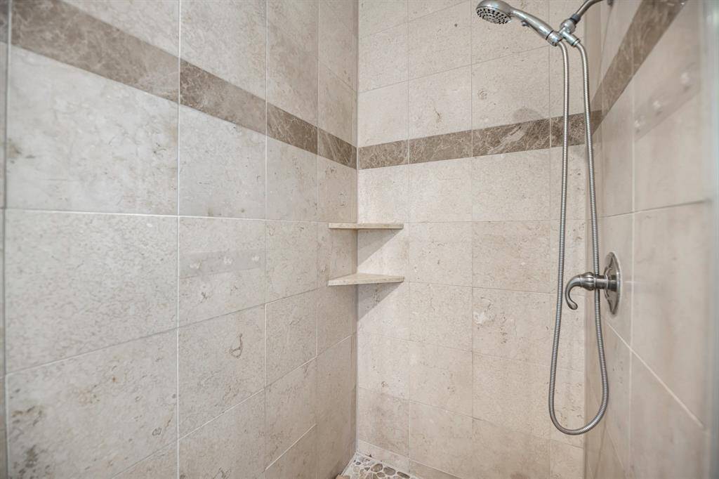 Primary shower.
