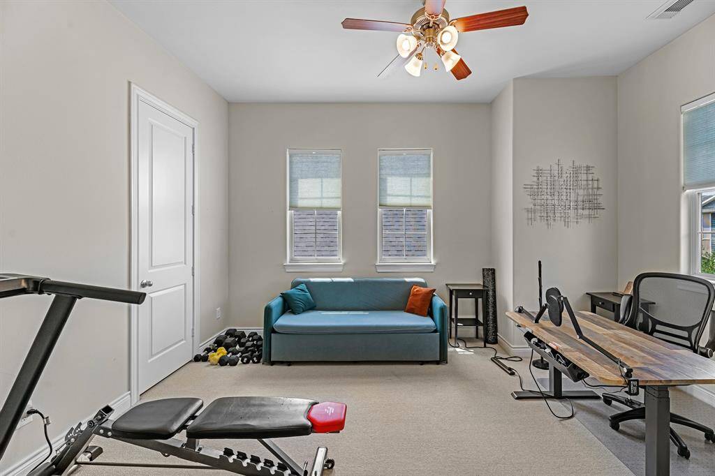 Secondary bedroom - third floor.