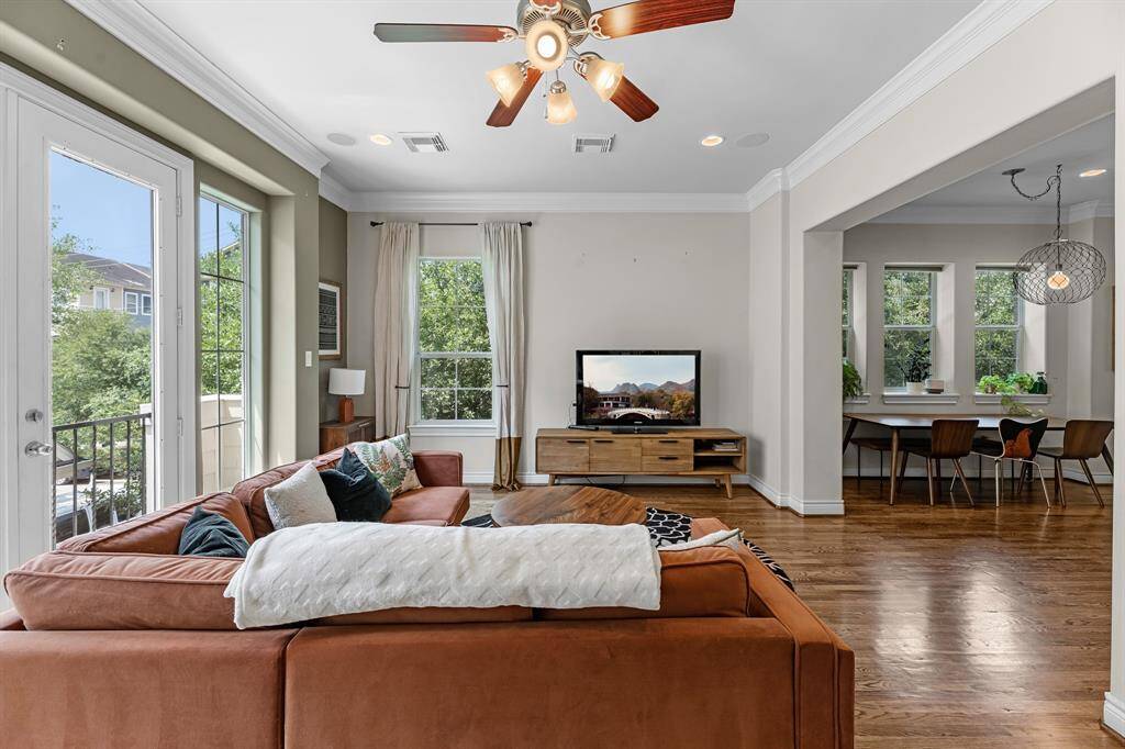 Second floor - living.