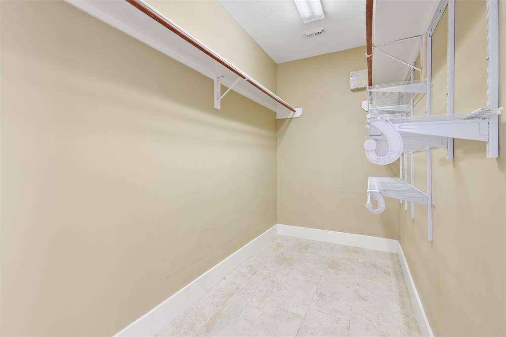 Large walk in closet.
