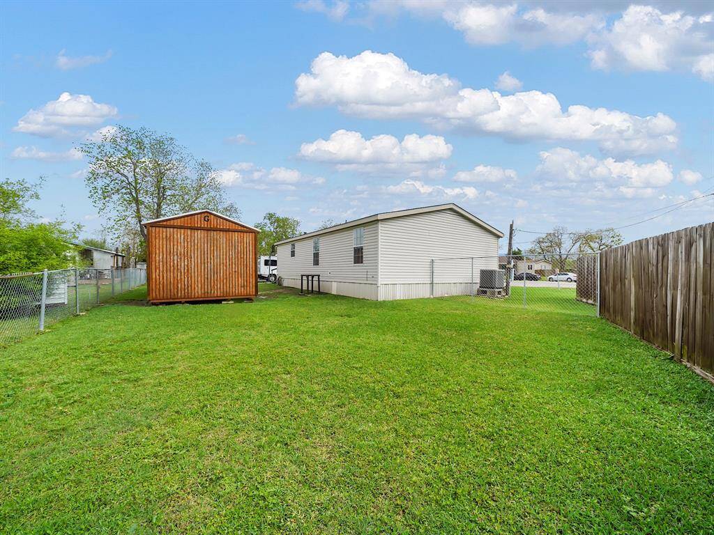 From the opposite end of the backyard