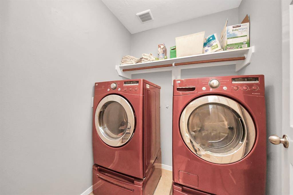 Washer and Dryer convey with the property.