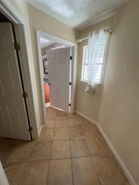 Entrance to primary bath. To the left is the walk in closet.