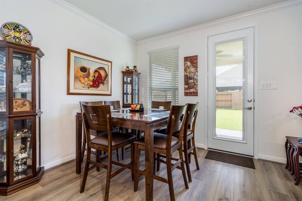 Dining room area