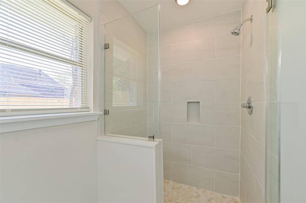 This walk in shower is perfect