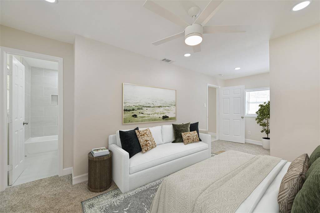 Welcome to the MOTHER IN LAW SUITE! This room is on the opposite side of the home, off the oversized mud room, and has its OWN BATHROOM.