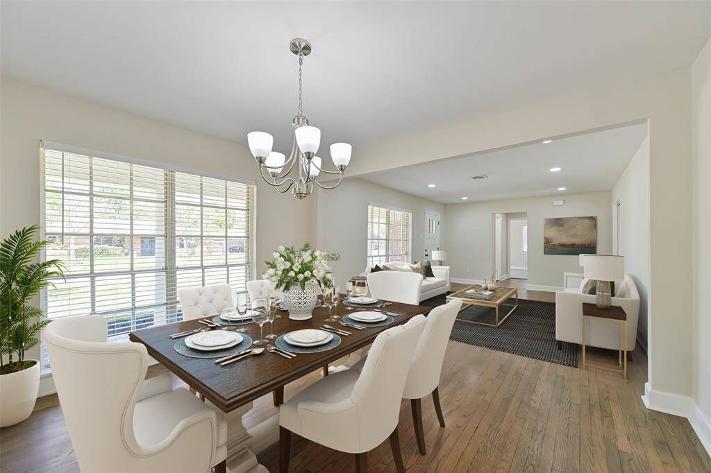 The formal dining room and den are perfect for entertaining and large groups.