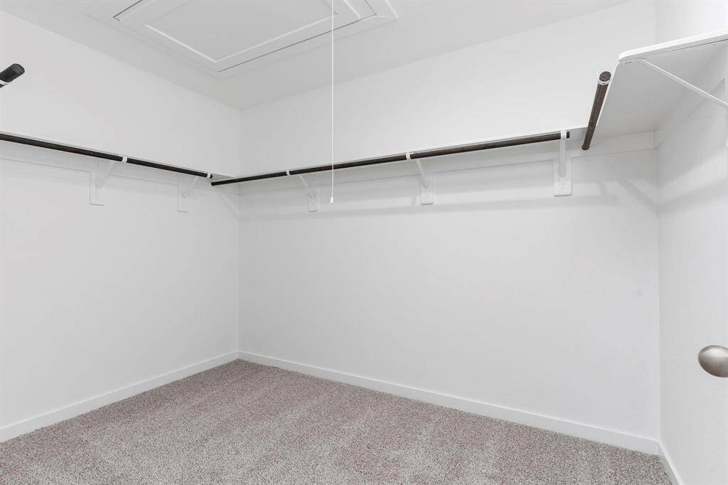 Huge walk in closet. All photos are representative of the home