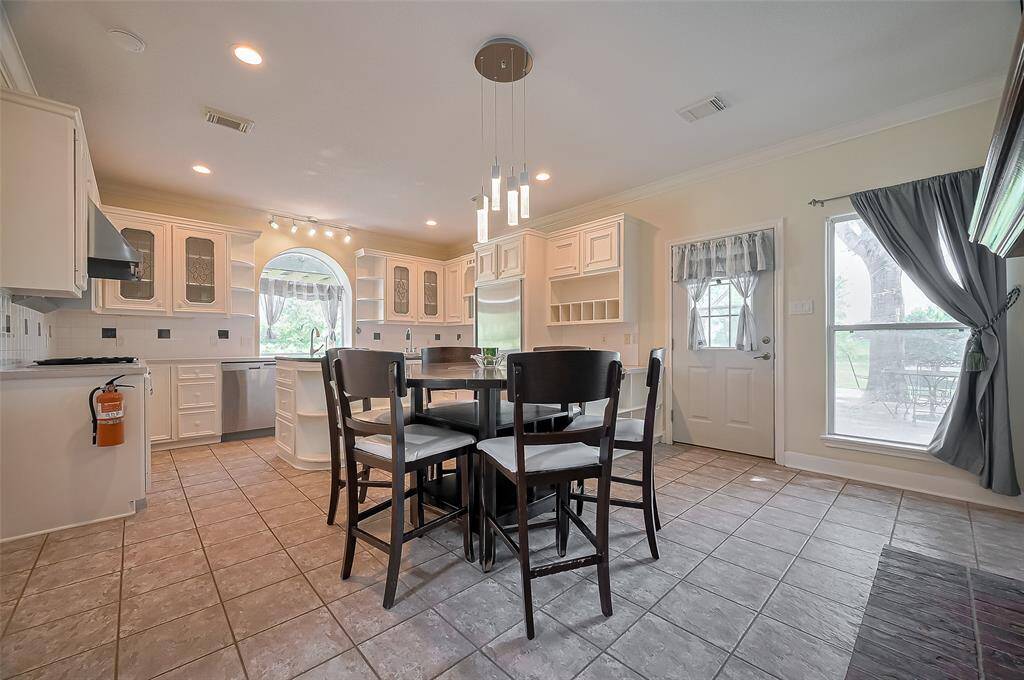 Kitchen with informal dining area