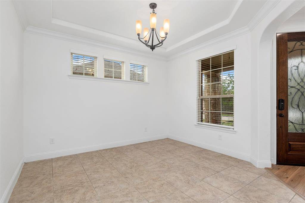 Formal dinning is at your right as you enter the house