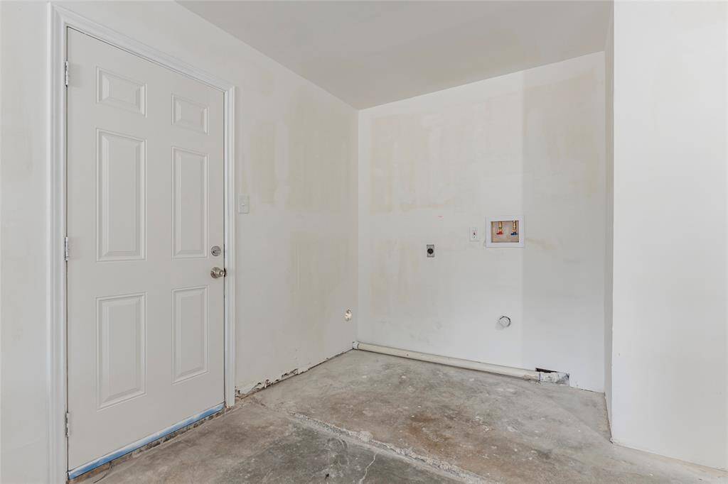 Utility Room in converted garage area