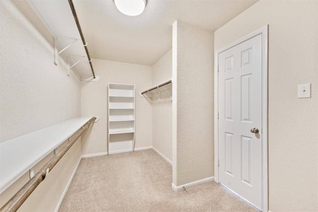 Large walk in closet