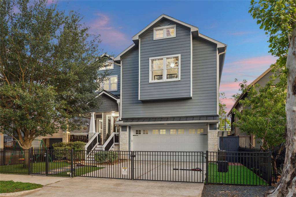 Stunning craftsman style home with a resort-style backyard in Sunset Heights.
