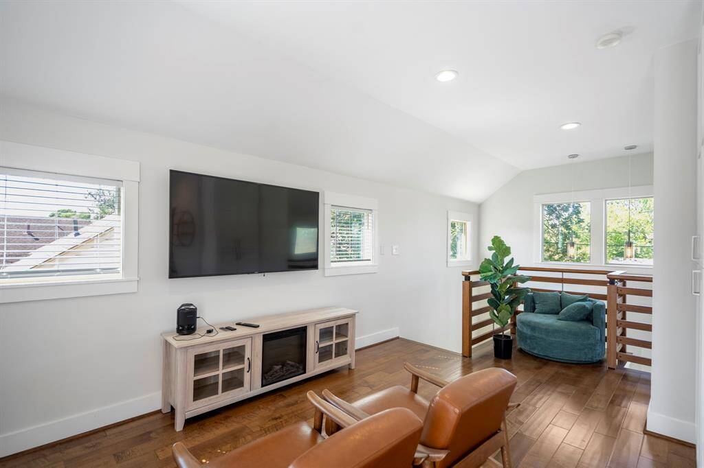 Ideal flex space for a fourth bedroom, home office, gym, or studio.