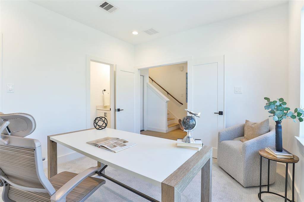 This versatile space can be tailored to your needs, such as a home office or guest room.