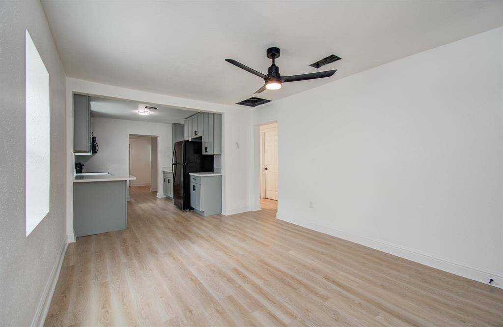 Open concept living areas