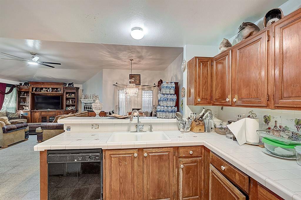 Great view from kitchen
