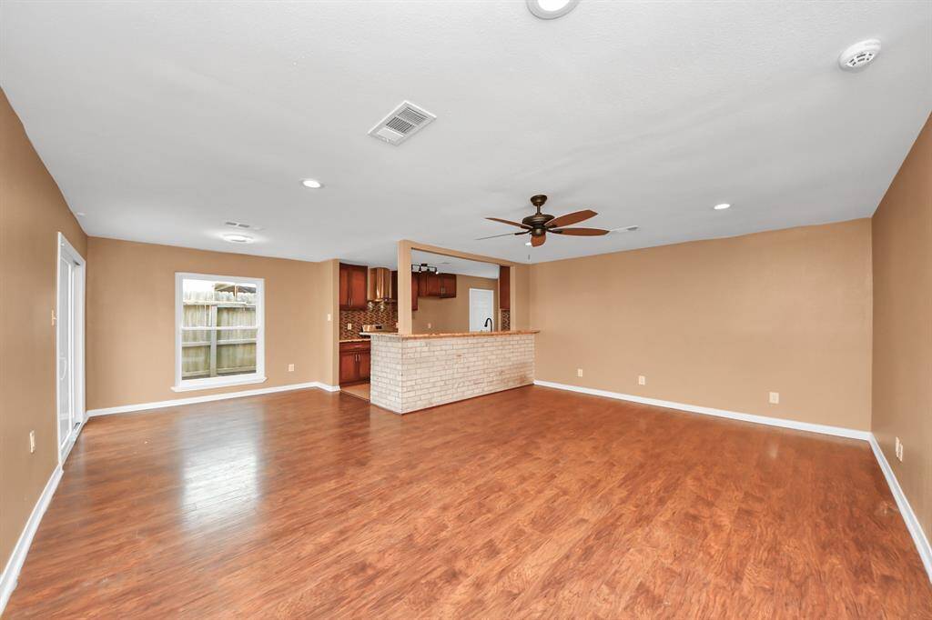 View of living room from entry