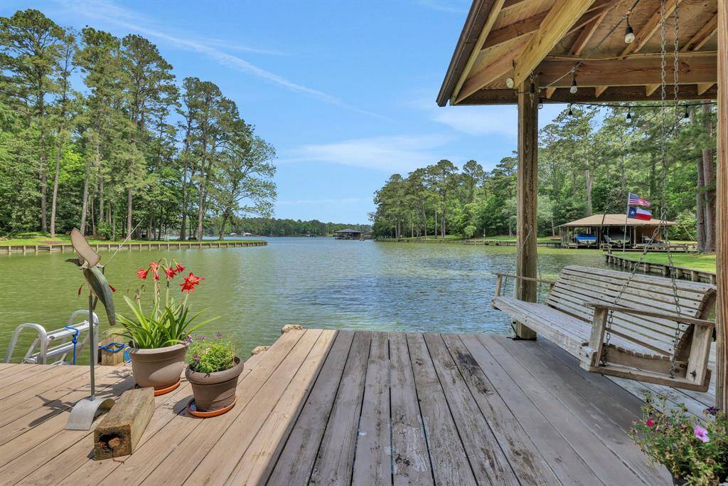 Relax on the boathouse and enjoy those views!
