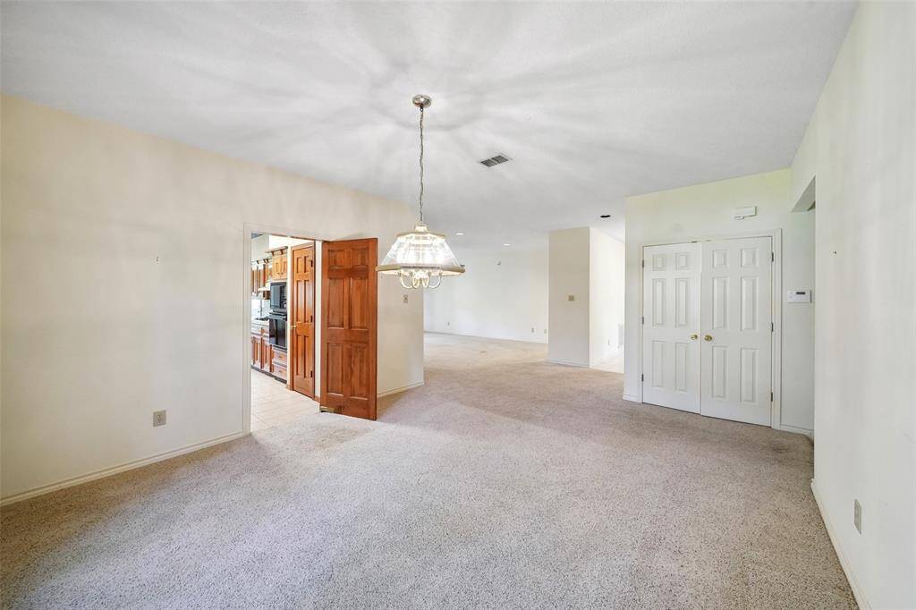 Dining room near entry.