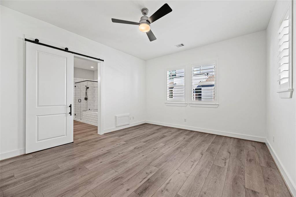 Now into your primary suite. This is a large space to create your own private retreat.