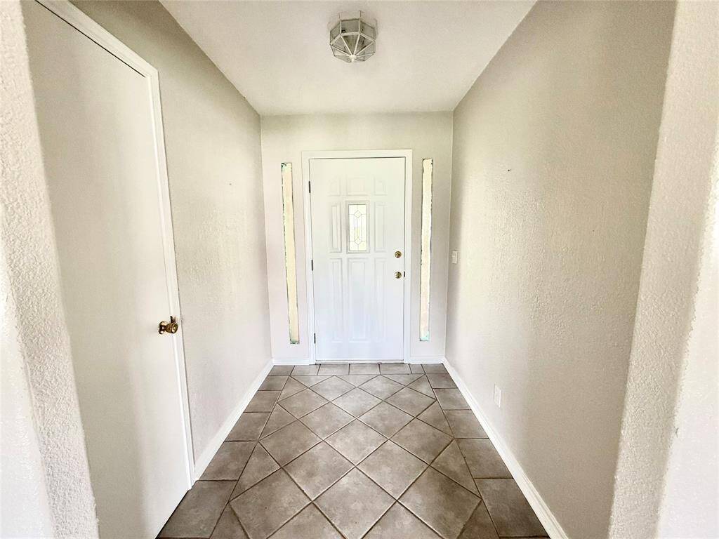 hall to front door