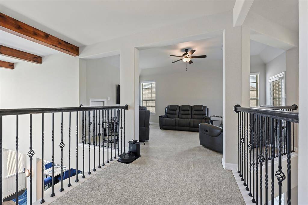 Upstairs secodary game room/living area