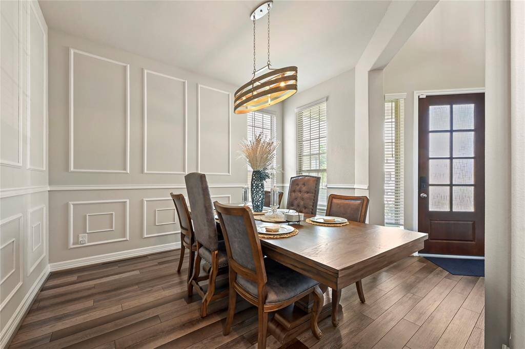 Formal dining area