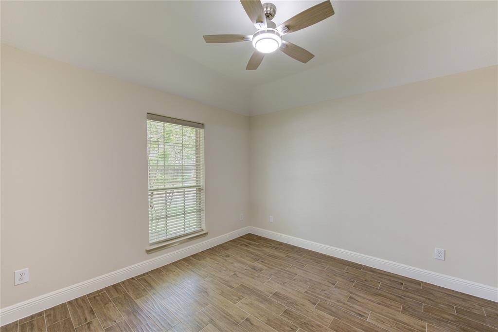 Bedroom one facing the street
