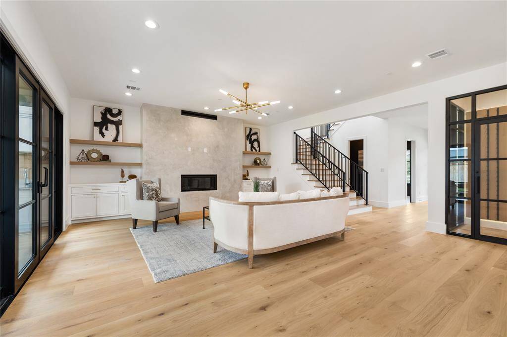A view of the Family Room from the Kitchen