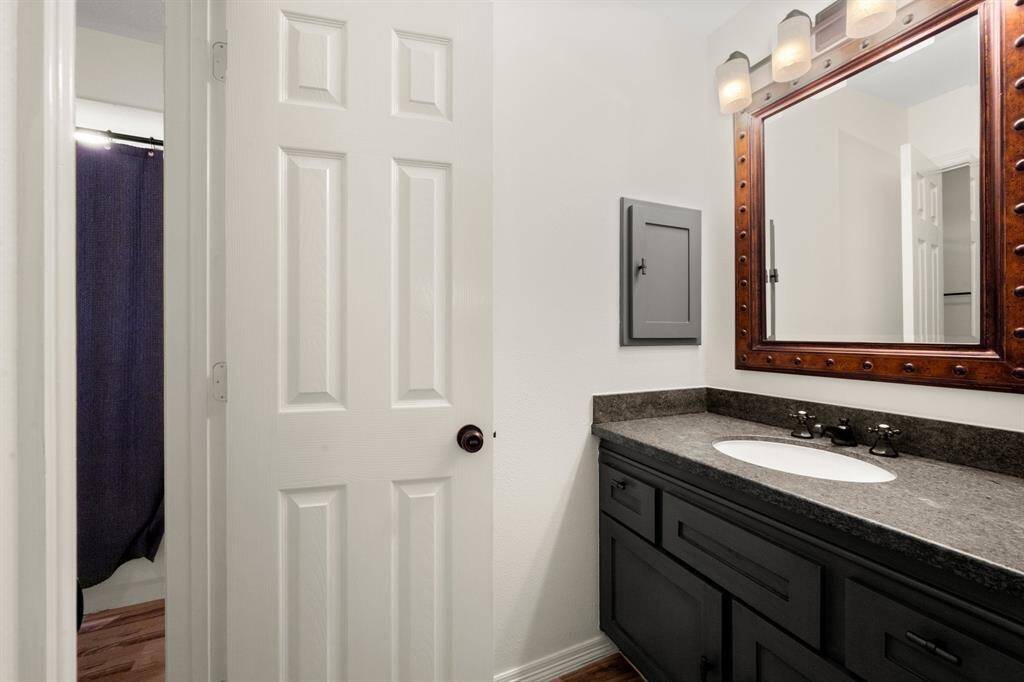 Shared bathroom.
