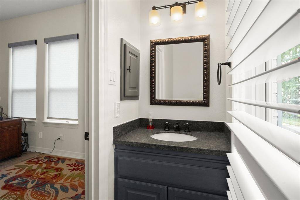 Half bathroom.