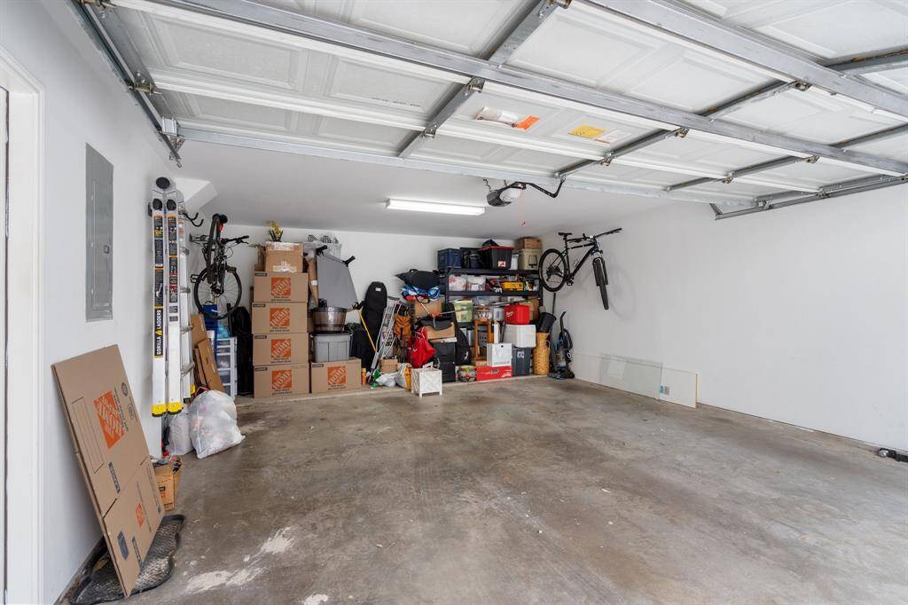 LARGE garage with storage space, fits a truck and SUV and garage door will still shut!