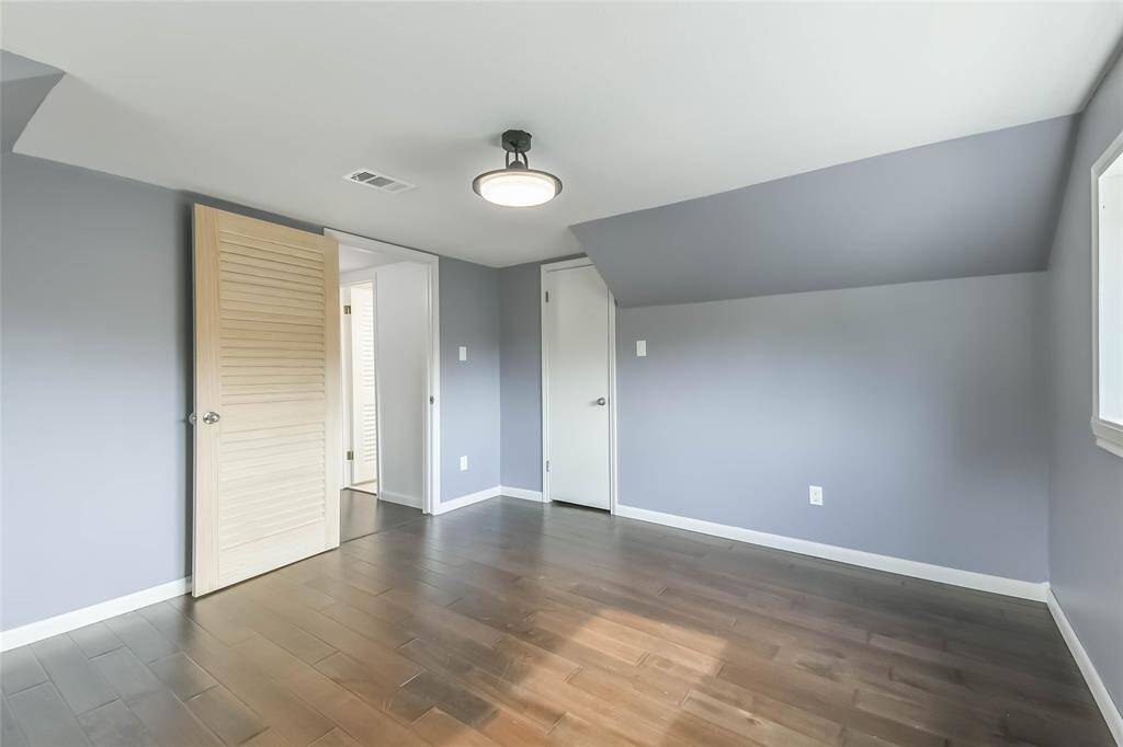 Soft paint accented with white trim. Updated lighting!