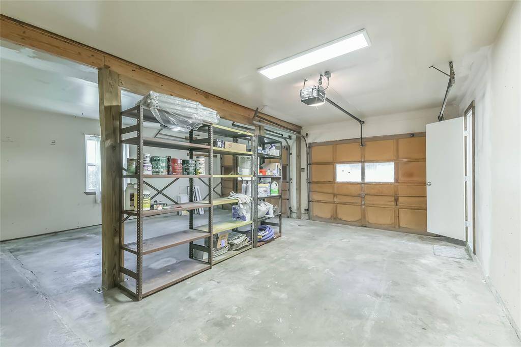 This is the main garage attached to the house. It has lots of extra space for storage!