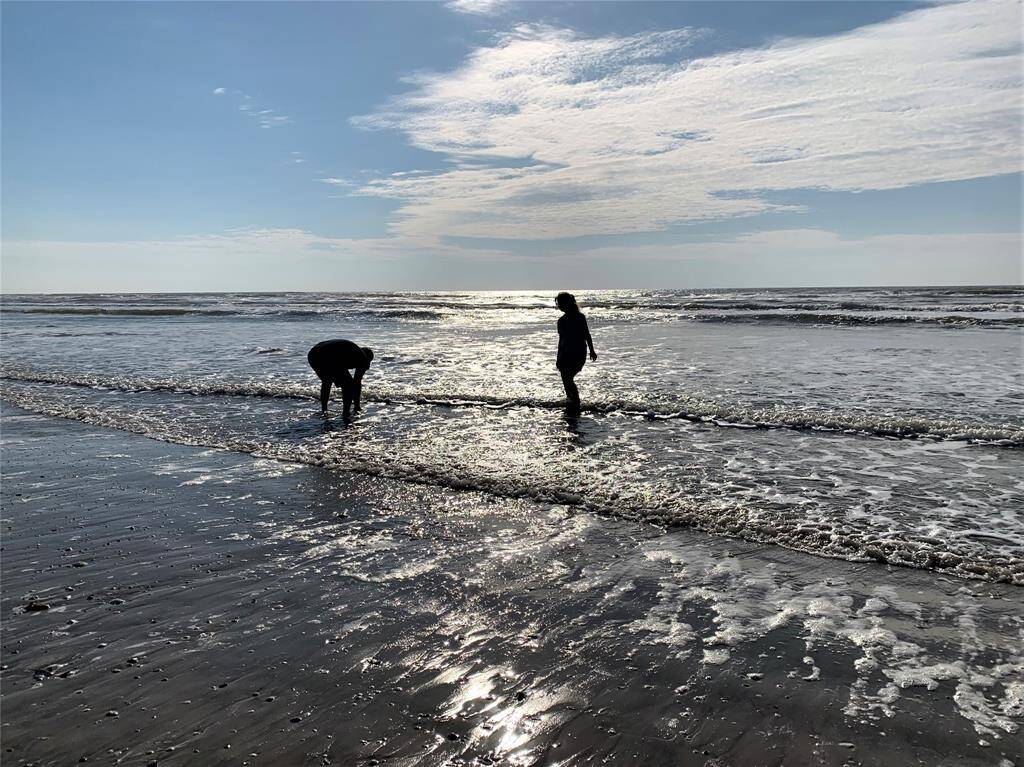 Searching for shells is a great way to start the day