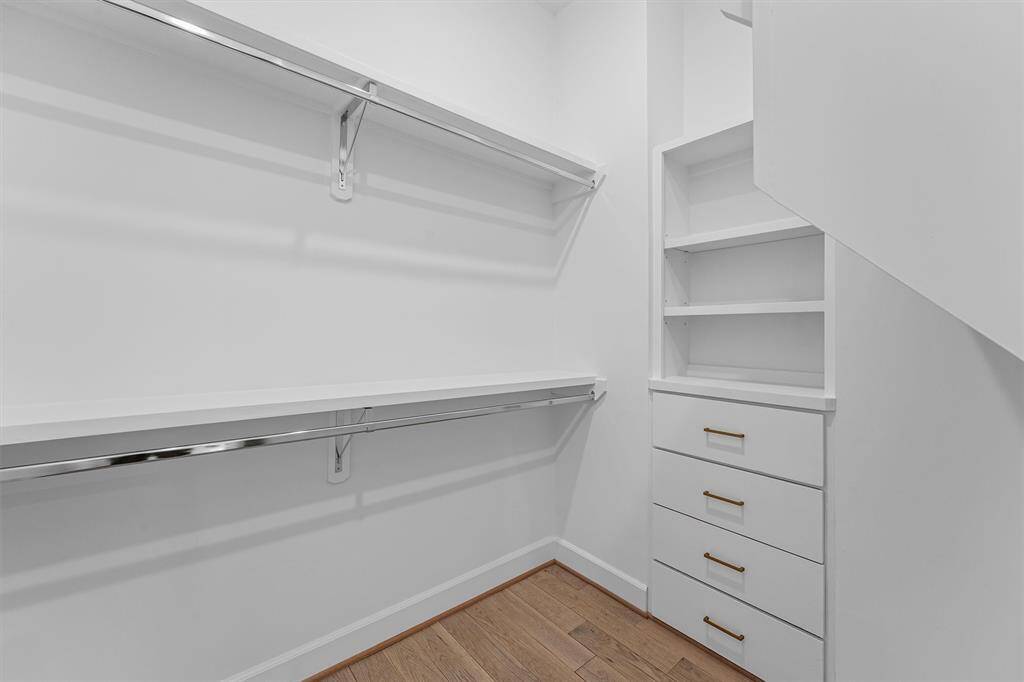 Custom built closet