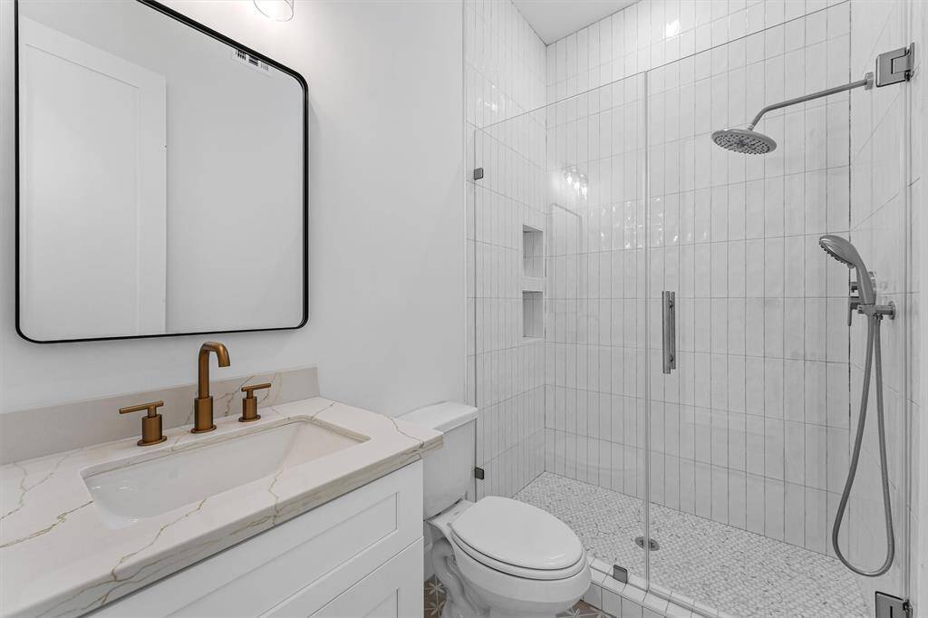 Full bath on first floor