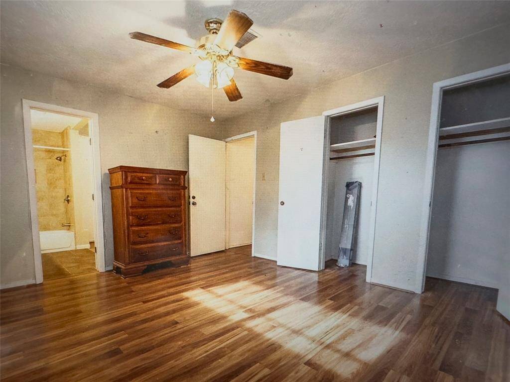 Large primary bedroom with private bath!