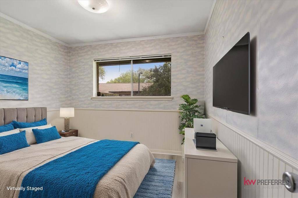 Bedroom 4 has been virtually staged to show the possibilities for this room.