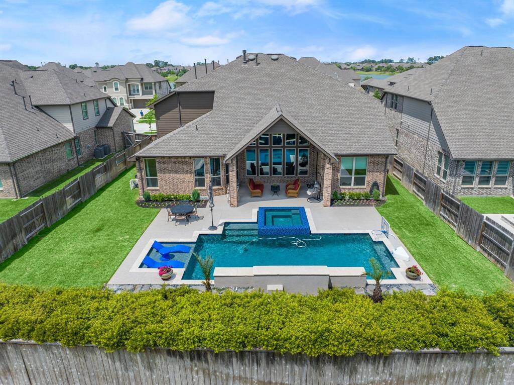 View of the oasis from above. Just imagine all the fun to be had here.