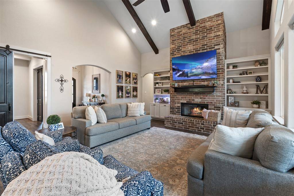 So much natural light throughout the home.