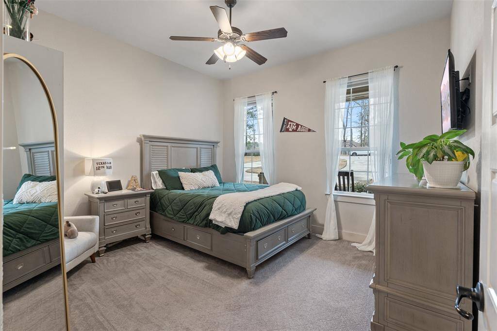 The first of the secondary bedrooms - this room faces the front of the home.