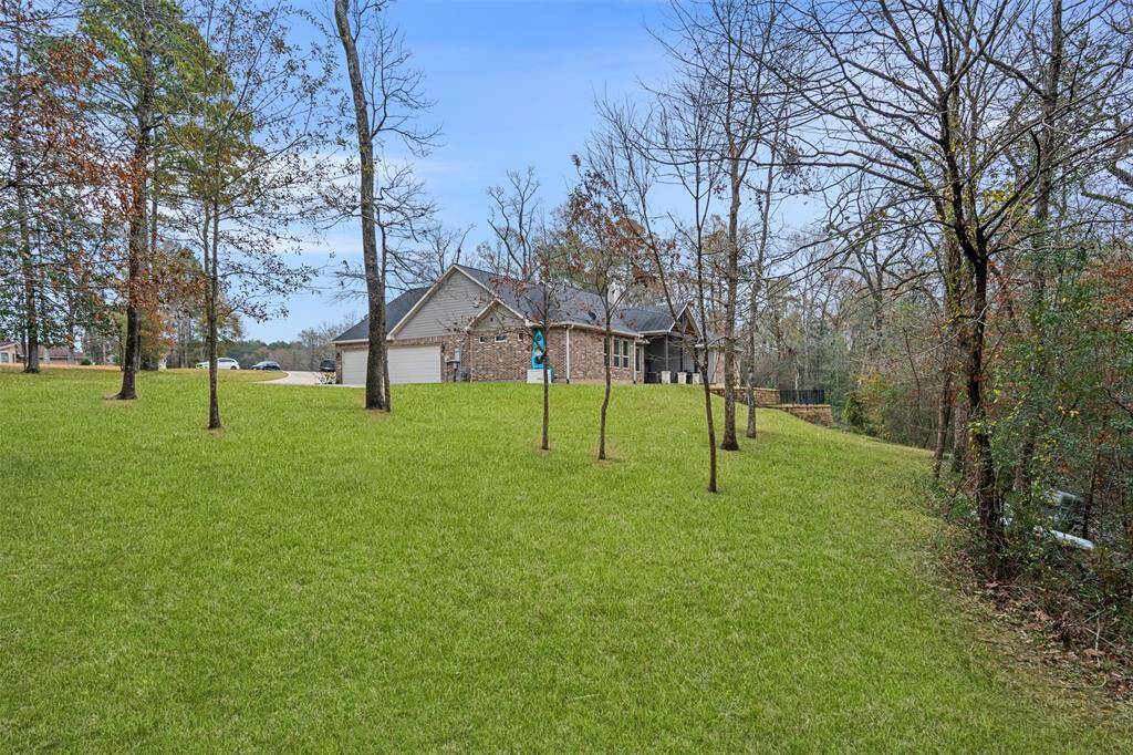 View from the northwest corner of the property showing the expansive yard!