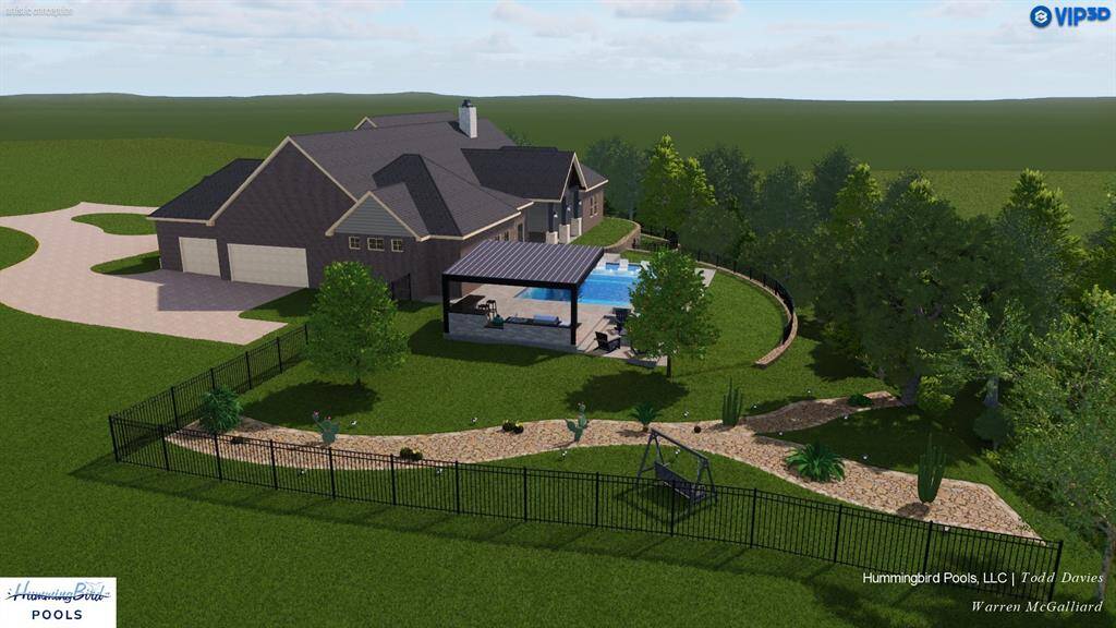 Rendering of pool.